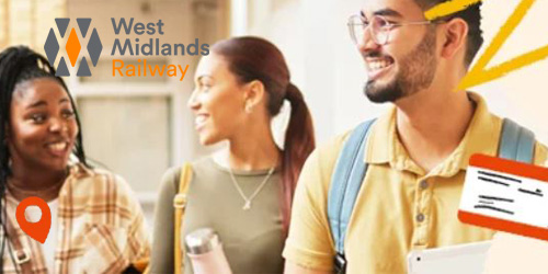 West Midlands Rail student season ticket sale promotion graphic