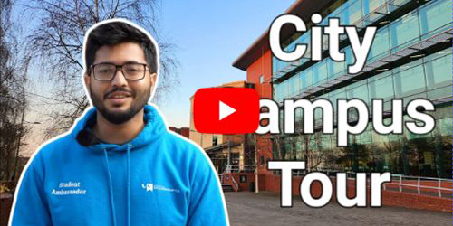 City campus video tour with student ambassador