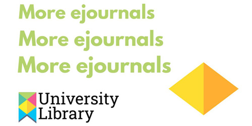 University Library ejournals graphic