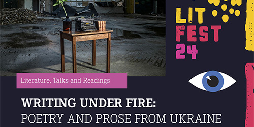 Writing under fire: Poetry and Prose from Ukraine graphic news teaser