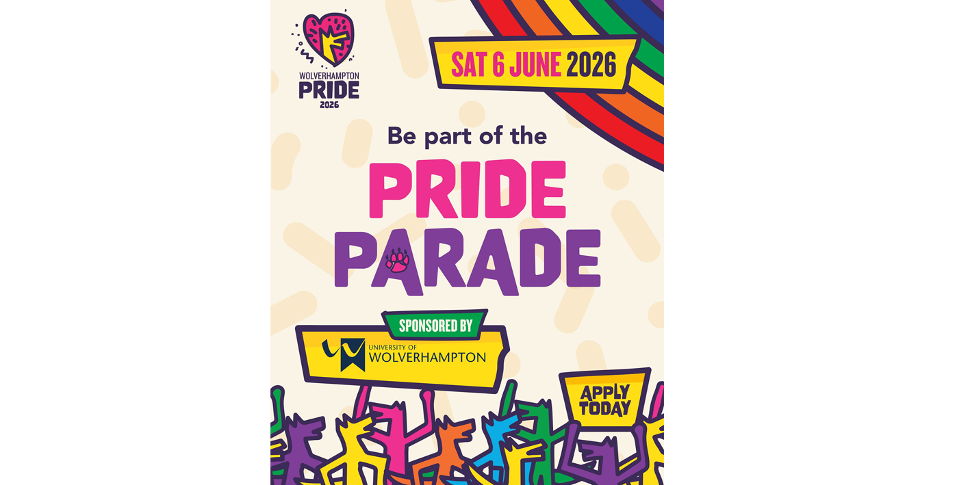 Pride Parade application poster 2026