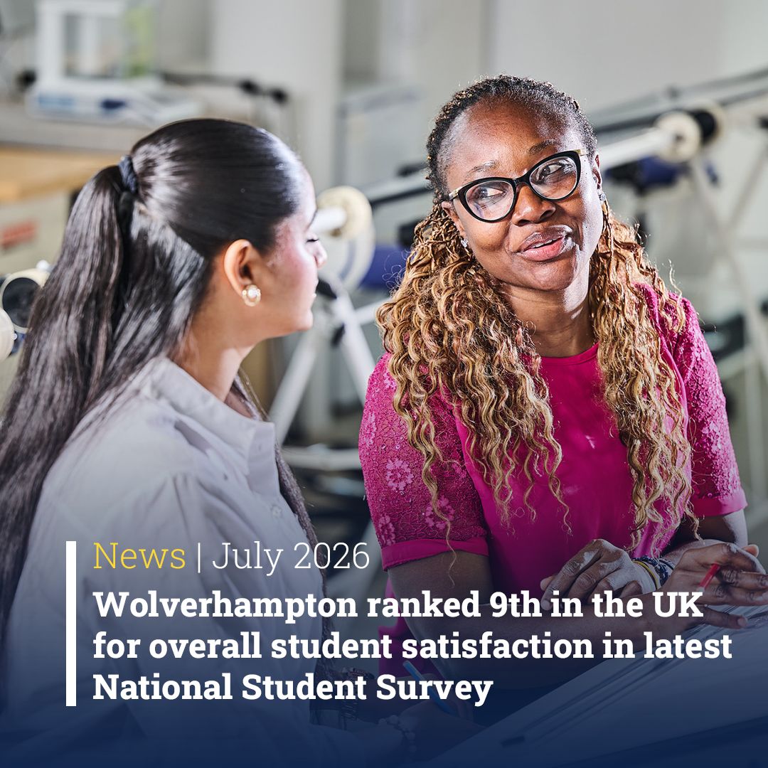 University ranked 9th in the UK for overall student satisfaction in latest National Student Survey