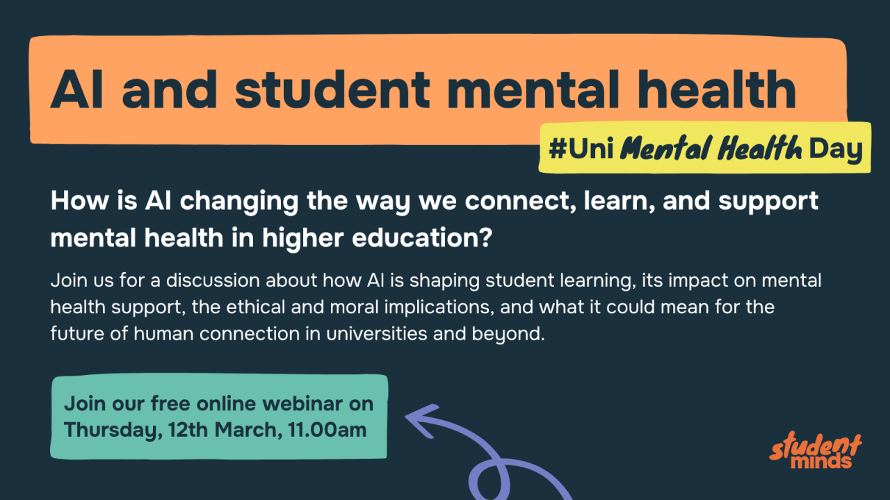 Student minds AI online webinar