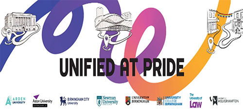 UNIfied at Birmingham Pride logo