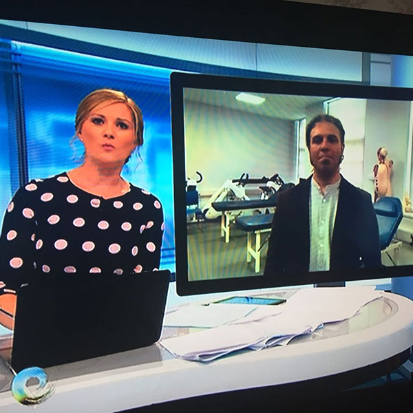 Screenshot of BBC interview with Martin Khechara about Takeaway Trauma