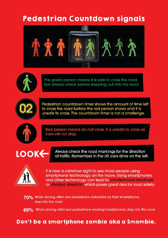 Road Safety Week - don't be a SMOMBIE