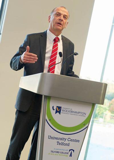 Developing skills and professional development for economic growth in Telford came under the spotlight at the business launch of University Centre Telford (UCT) at Southwater One.