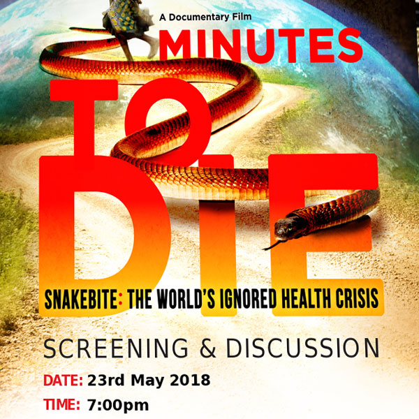 Flyer for Snakebite film screening