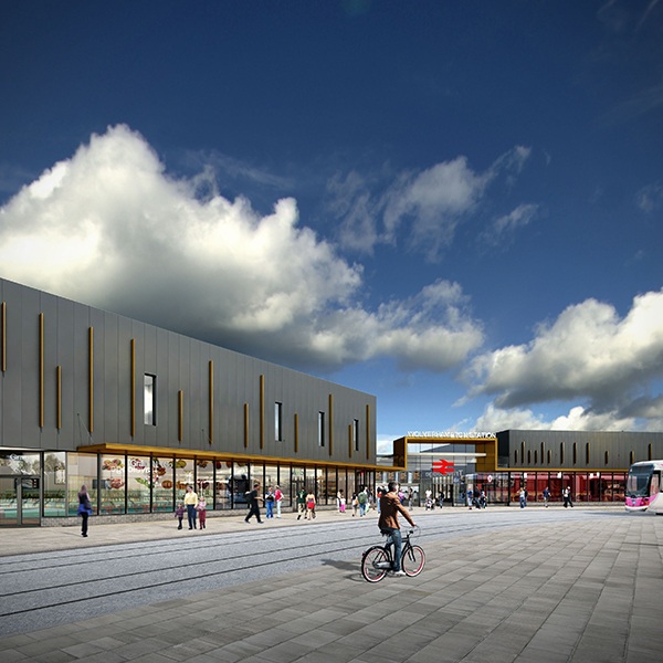 Image of new Wolverhampton Station