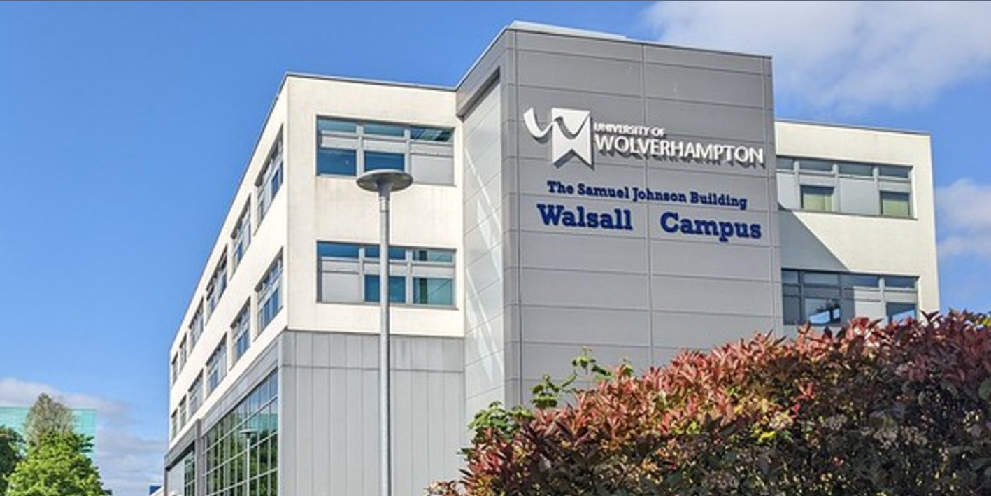 exterior of the Samuel Johnson Building Walsall Campus
