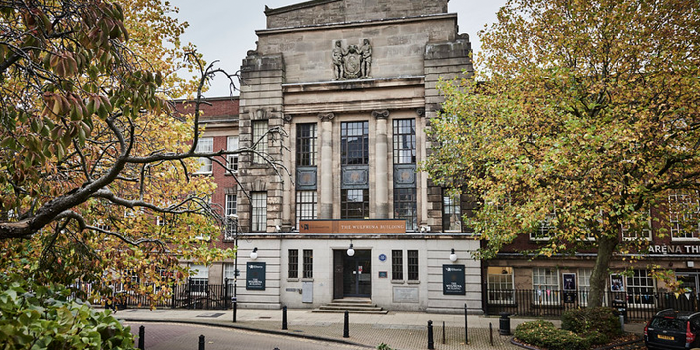 Wulfruna Building exterior with trees