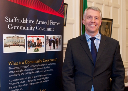 A new Armed Forces Co-ordinator, David Thompson, has been appointed.