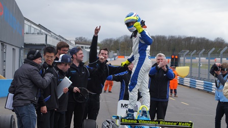 UWR Race Team bag a hat trick of podium wins at Donington Park in the F3 Cup Championship.