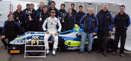 The UWR Race Team bag a hat trick of podium wins at Donginton Park in the F3 Cup Championship.