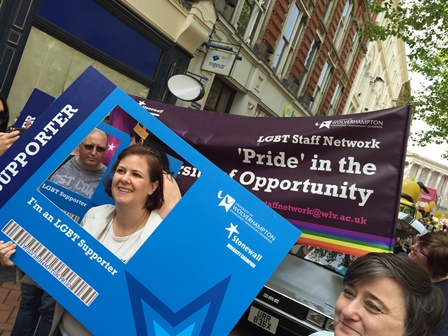 University of Wolverhampton is the only educational establishment to be present at Birmingham Pride parade and fair.