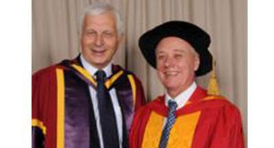Roy Lockwood and Professor Mick Waters 