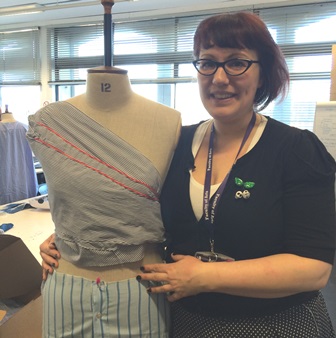 First Year Fashion & Textiles students get into upcycling of shirts