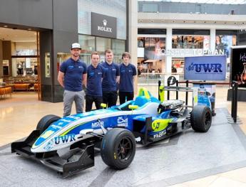 F3 car unveiled at the Bullring Shopping Centre in Birmingham