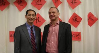 Mr Fenghe Qiao and Professor Geoff Layer 