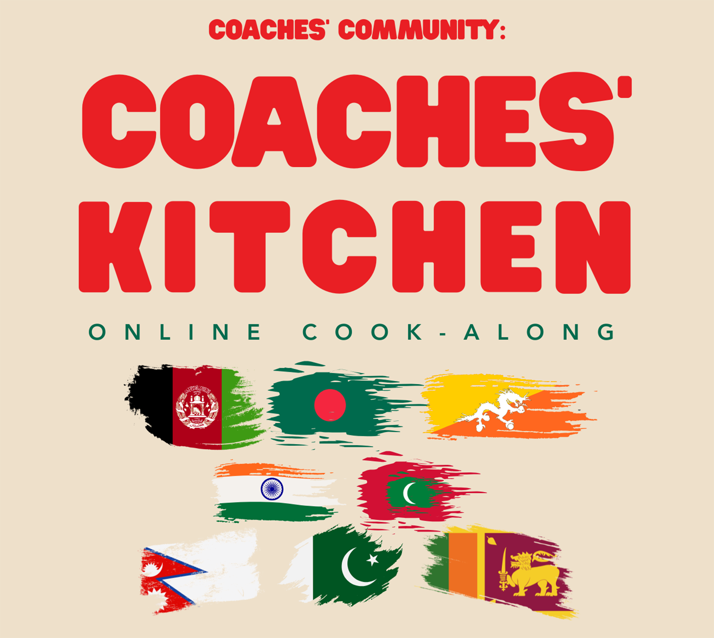 South Asian Heritage Month event: Coaches' Kitchen community cook along, online 28 July