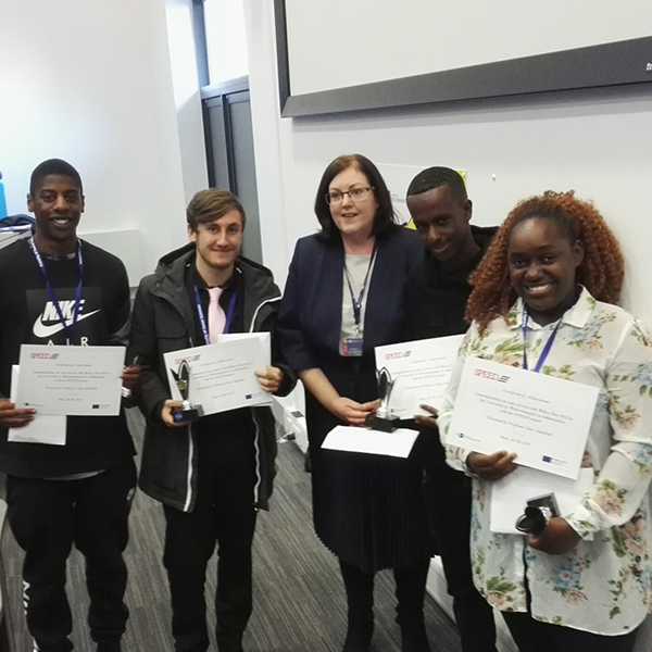 Success for innovative HND Business students as they win Wolves Den 2018