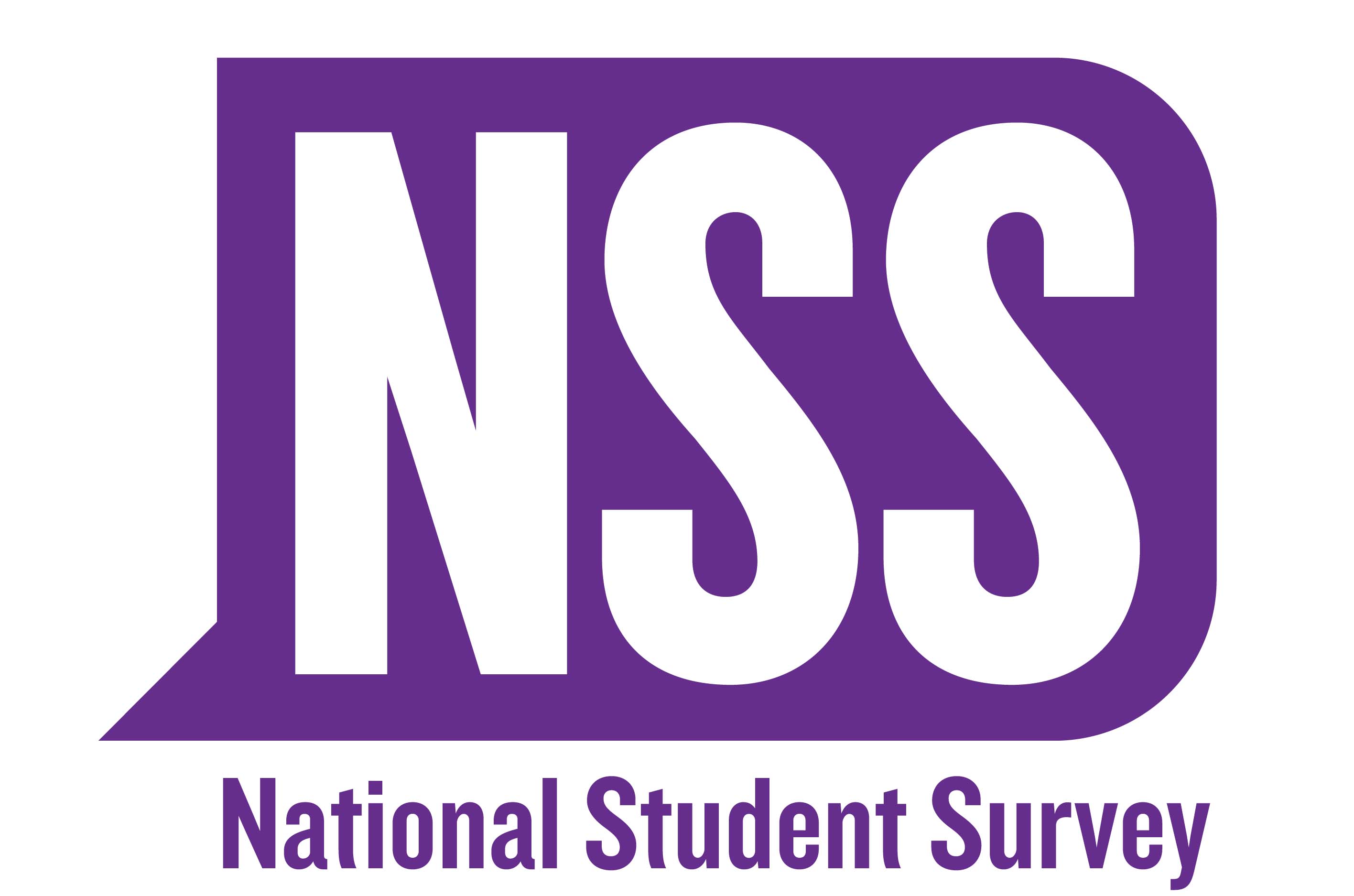 NSS logo in purple with white writing