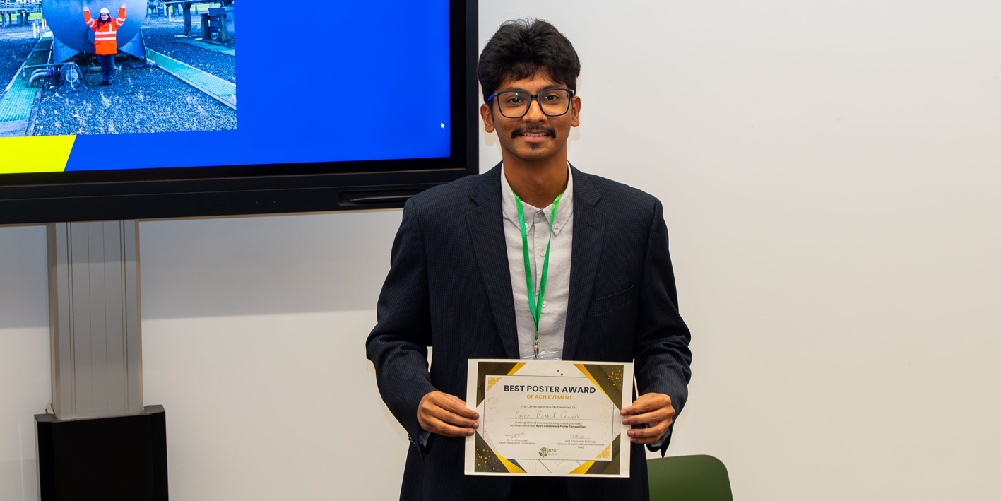 Net Zero conference student competition winner