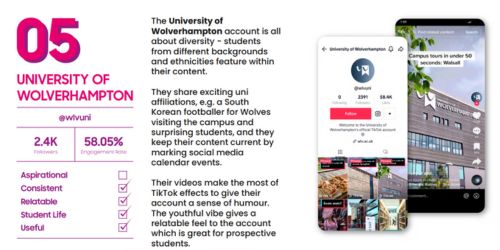 University top 5 on Tik Tok 500 x 250