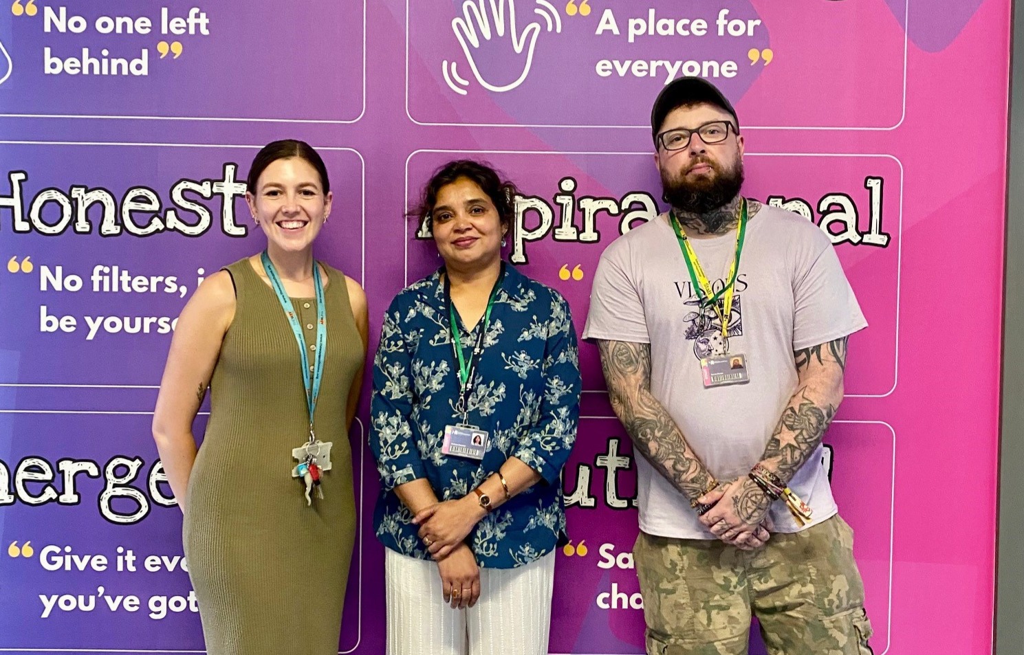 Rebecca Bunger, Head of Youth Work and Partnership, The Way Youth Zone, Dr Mahuya Kanjilal and David Martin, University of Wolverhampton researchers.