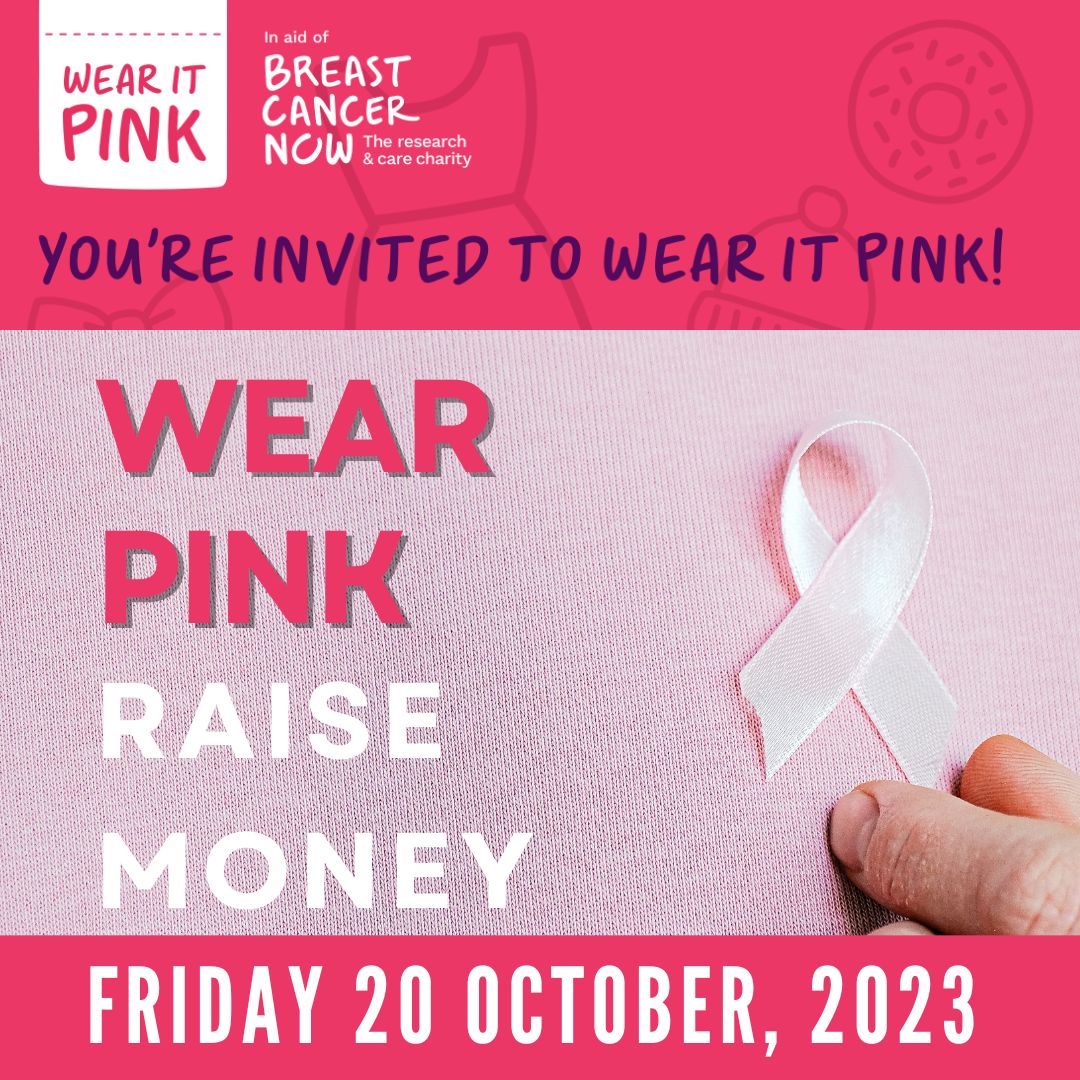 Wear it pink poster