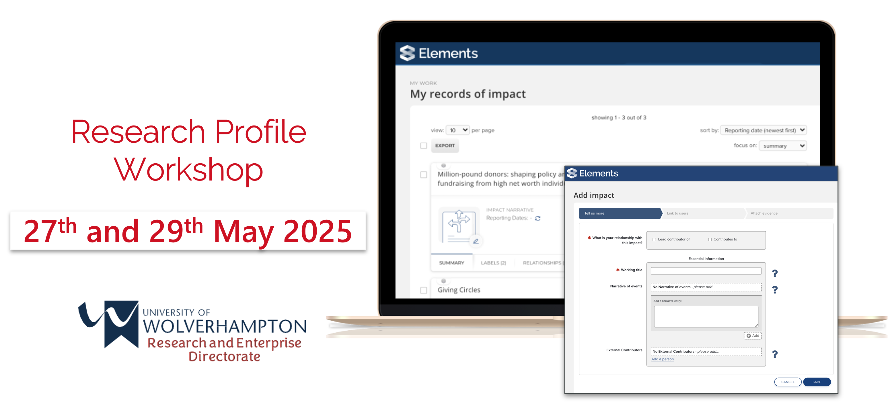 Research Profile Workshop