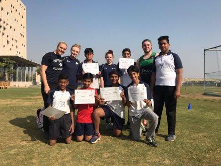 Students promote sporting opportunities in India