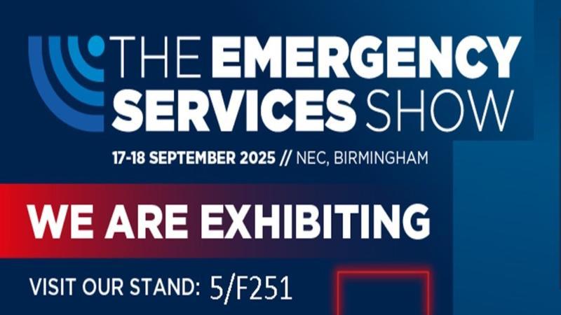 Banner for the Emergency Services Show 2025