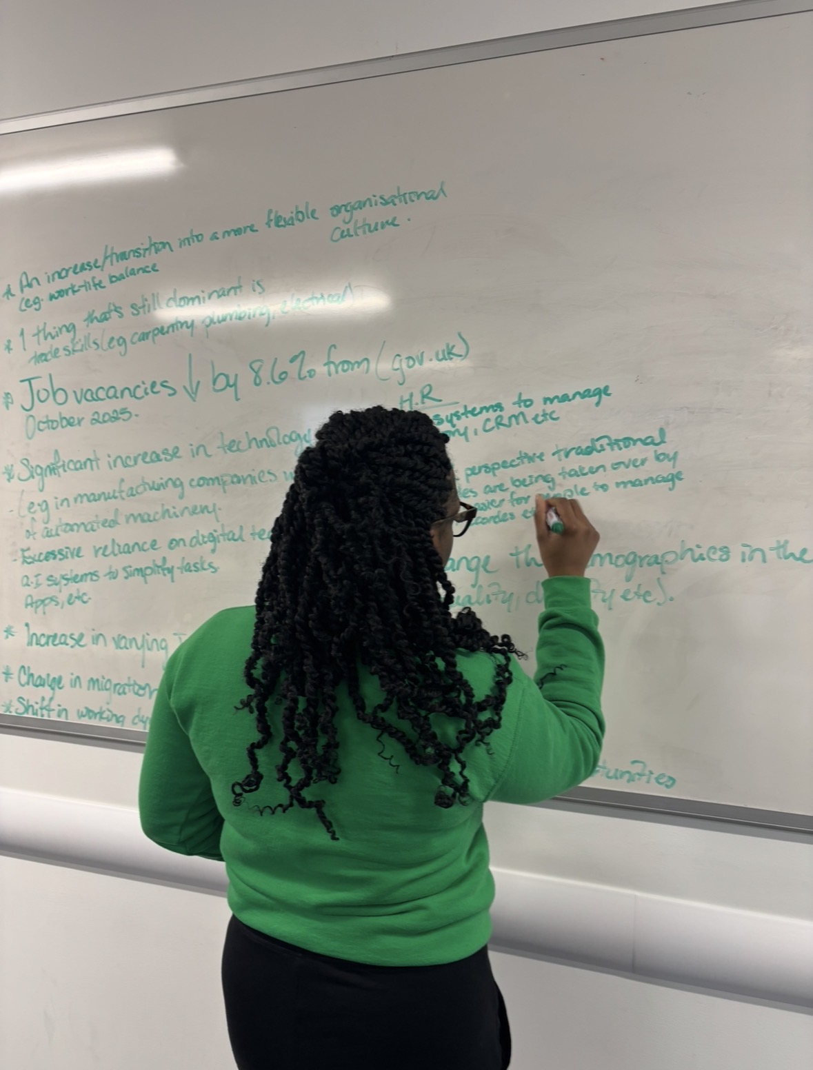 writing on whiteboards