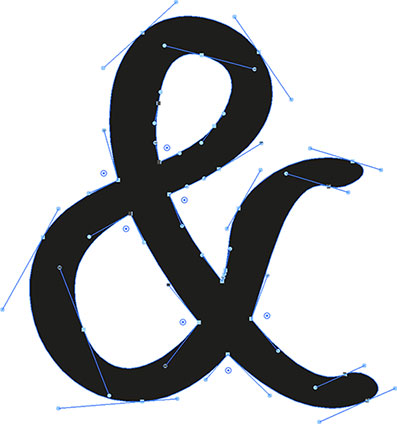Dutton Cast Typeface Ampersand