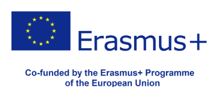 Erasmus+ Logo and co-funding text