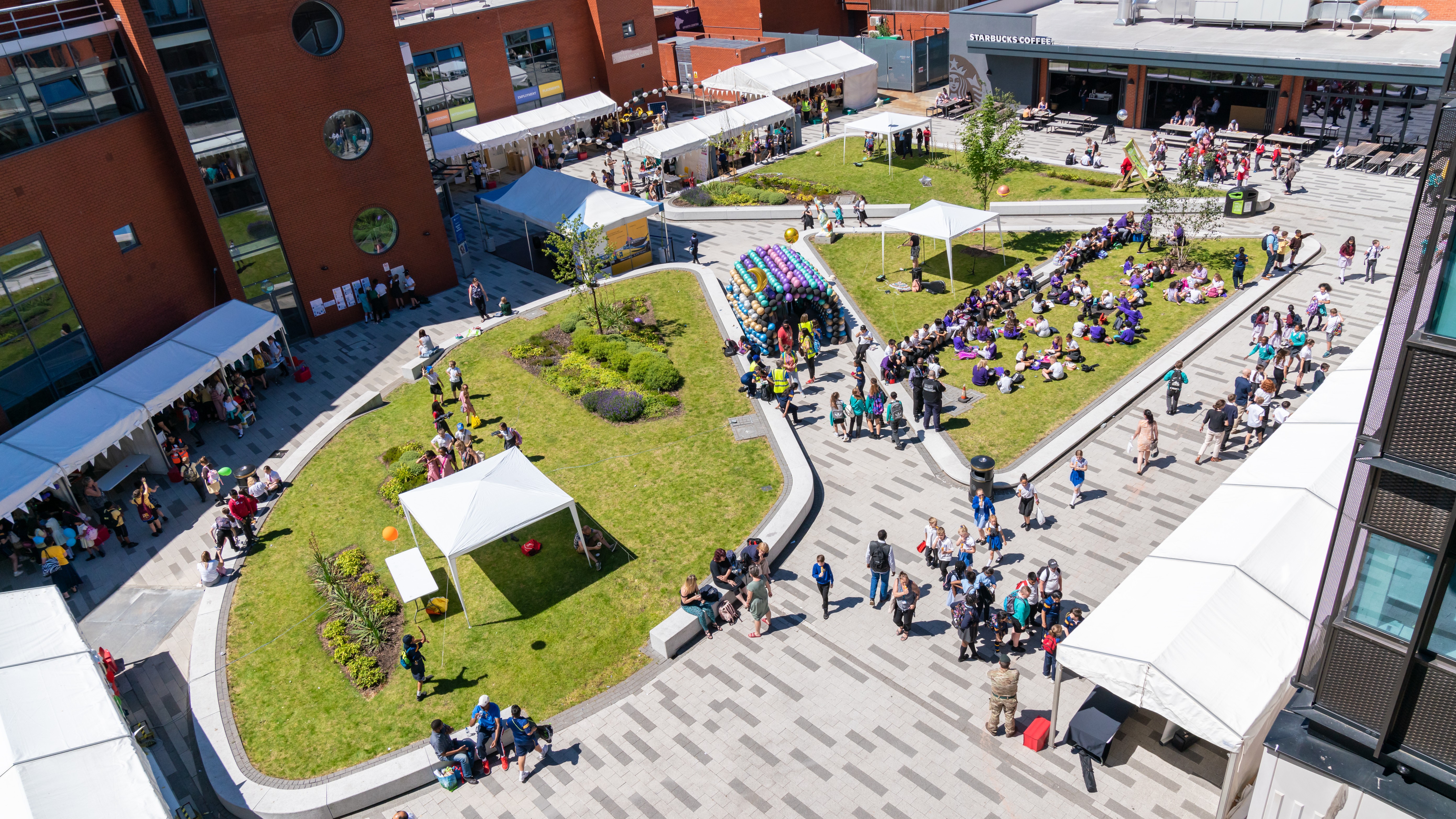 Aerial view of SciFest Primary Day 2019
