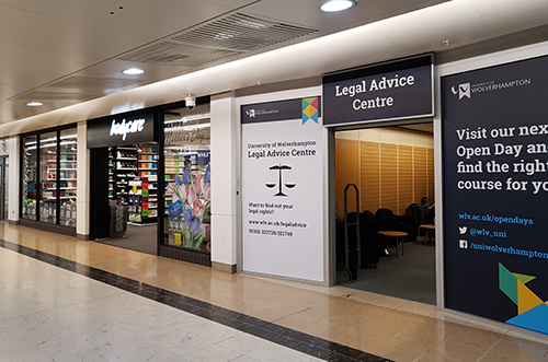 Legal Advice Centre located next to Bodycare