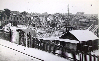 Charlton Station Damage – Greenwich Heritage Centre
