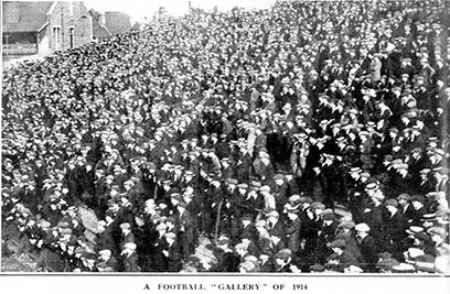 Craven Cottage crowd 1914