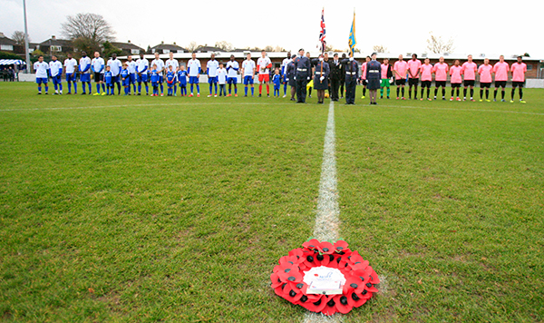 Dunstable Town FC Remembrance match