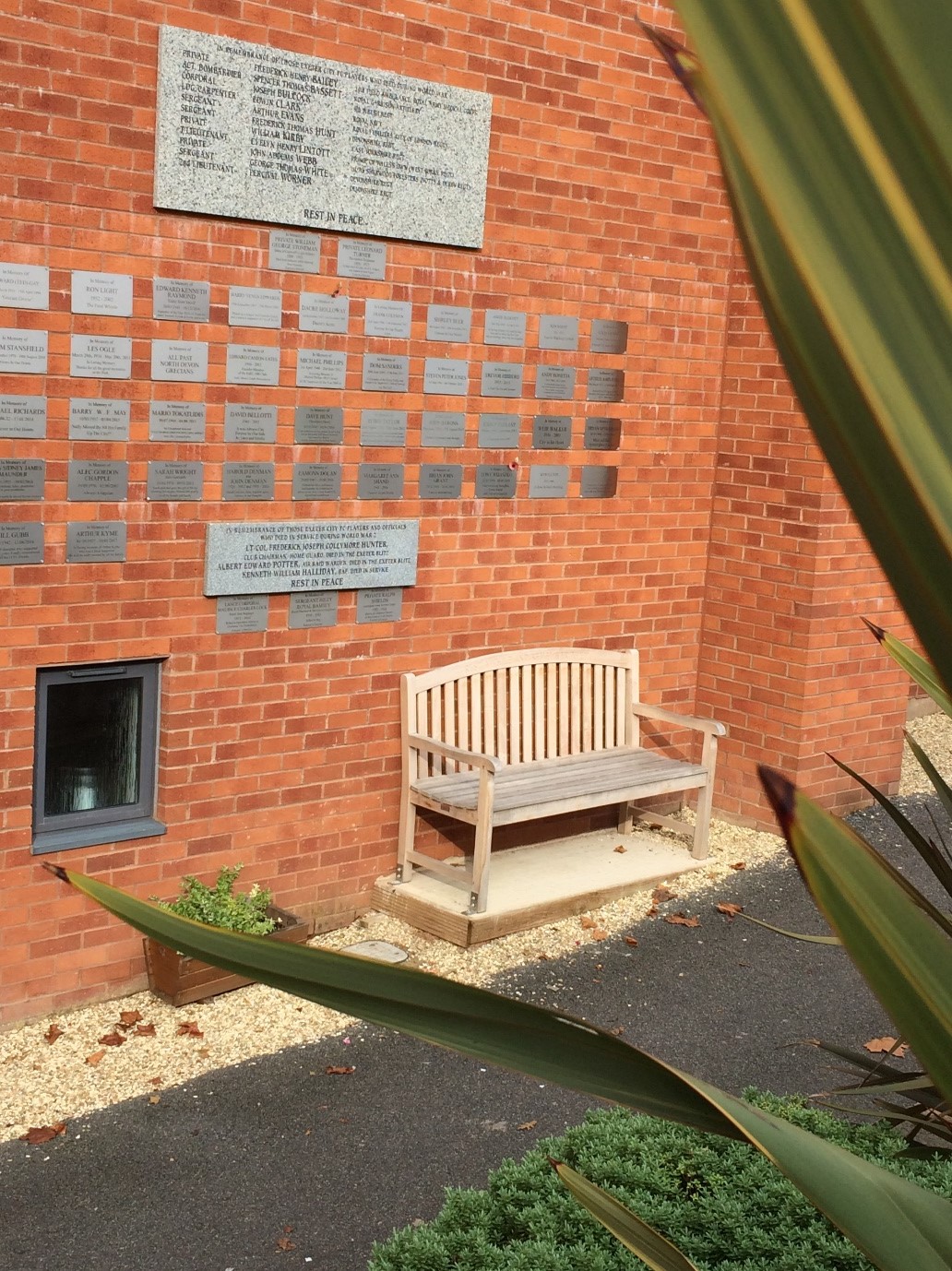 Exeter City Remembrance Garden