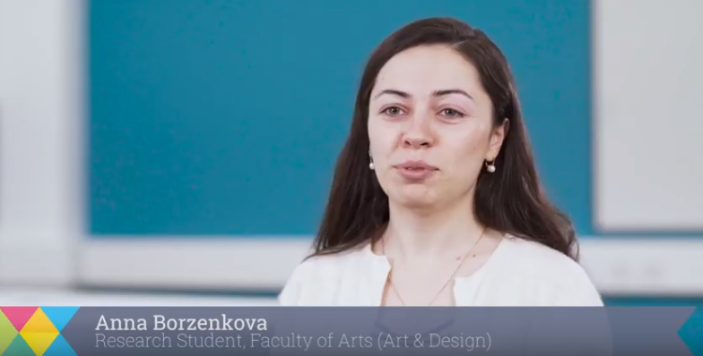 Anna Borzenkova, Research Student, School of Creative Arts & Design