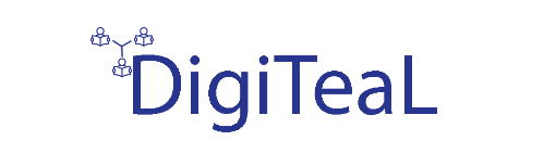 Logo - DigiTeaL in dark blue text
