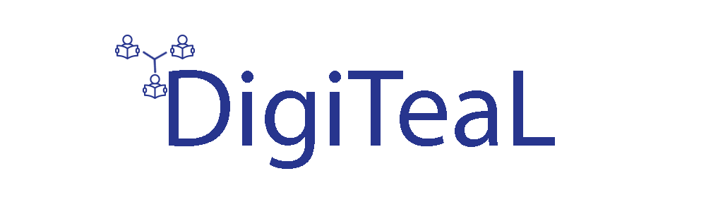 Logo - DigiTeaL in dark blue text