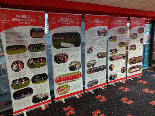 Games of Remembrance 2014-2018 display board