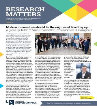 Research Matters Issue 15 Cover