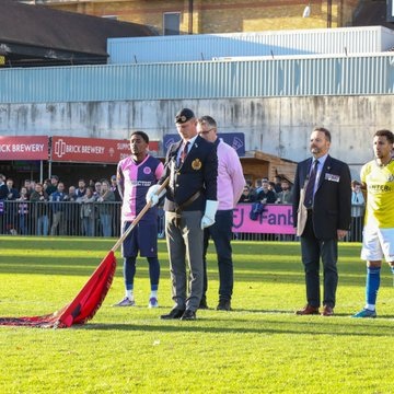 Royal Engineers Lead the Dulwich Hamlet Remembrance