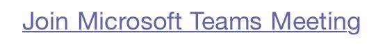Microsoft Teams Join MSTeams Meeting Link