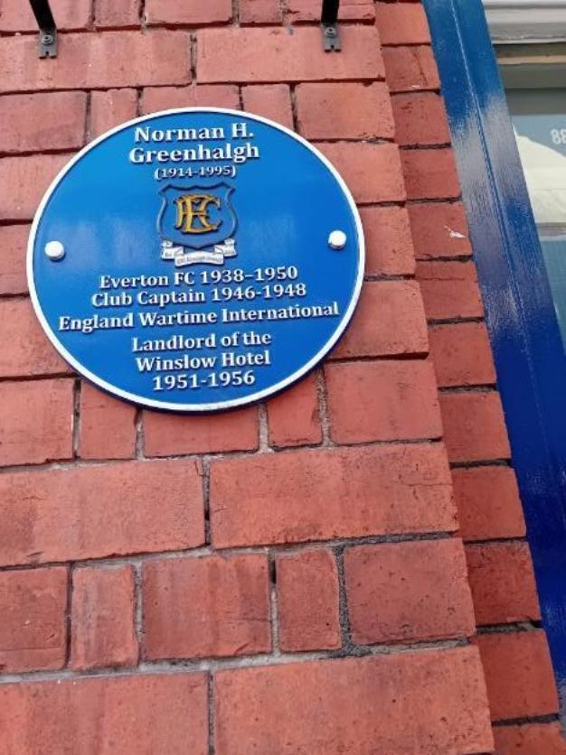 The Winslow Hotel - Norman H Greenlagh Plaque